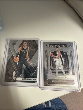 Panini Victor Wembanyama Rookie Cards - Black & White